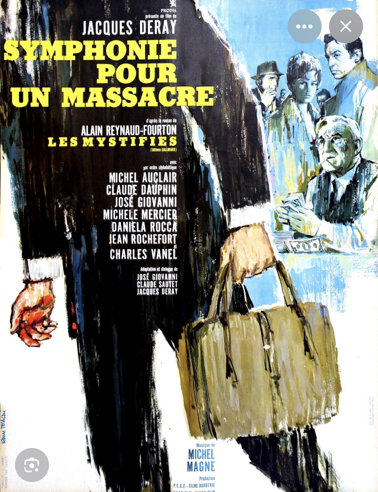 SYMPHONIE POUR UN MASSACRE, Jacques Deray 1963, Charles Vanel, Michel Auclair (thriller)@@.jpg
